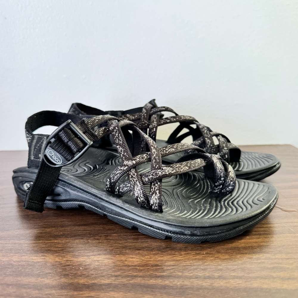 Chaco Z/Volv X2 Black Strappy Sandals